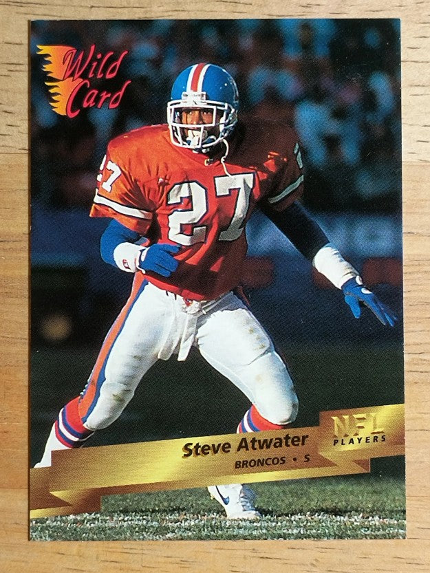 1993 Wild Card #36 Steve Atwater