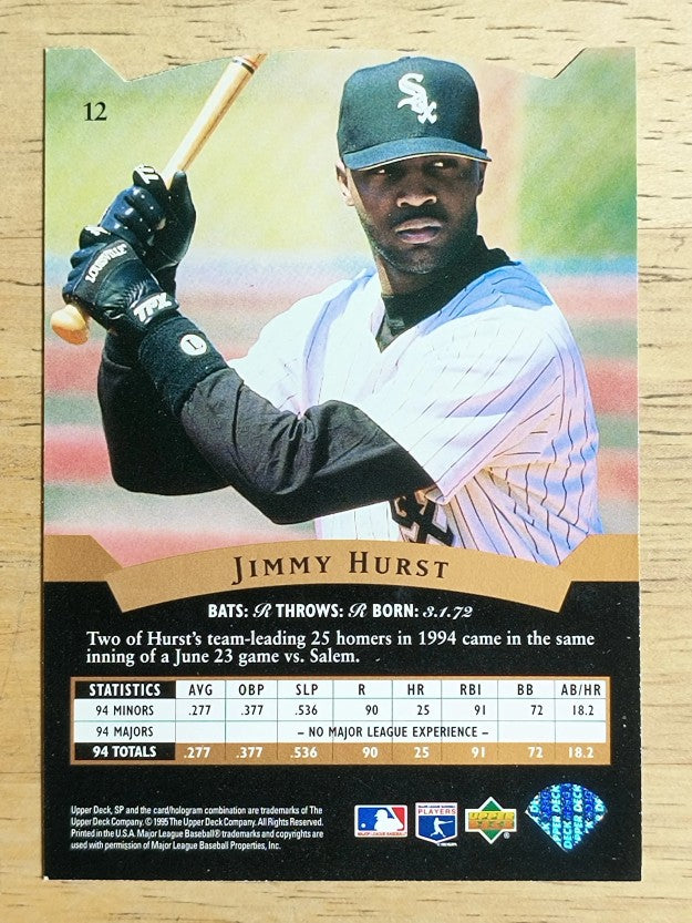1995 SP Silver #12 Jimmy Hurst FOIL