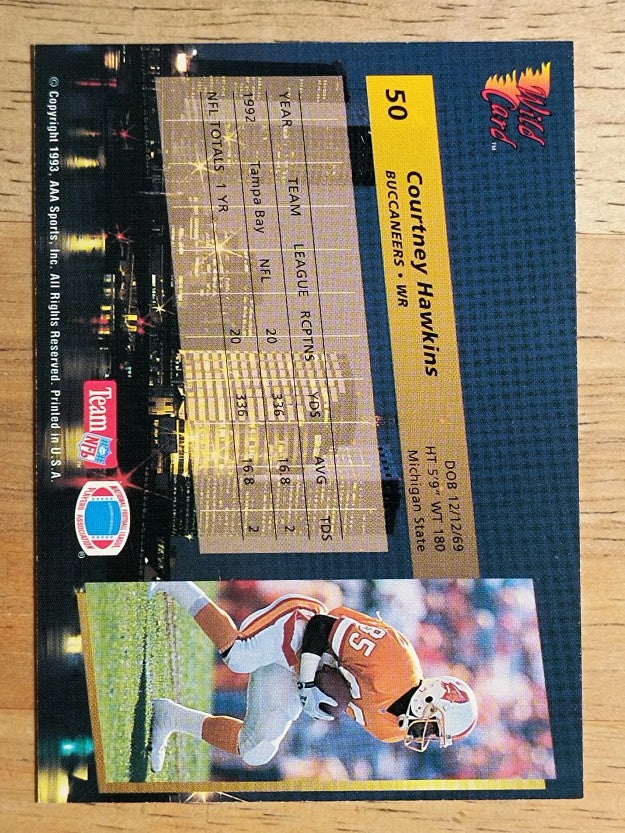 1993 Wild Card #50 Courtney Hawkins