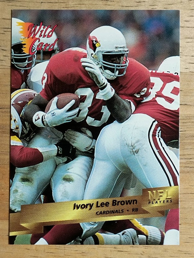 1993 Wild Card #51 Ivory Lee Brown RC