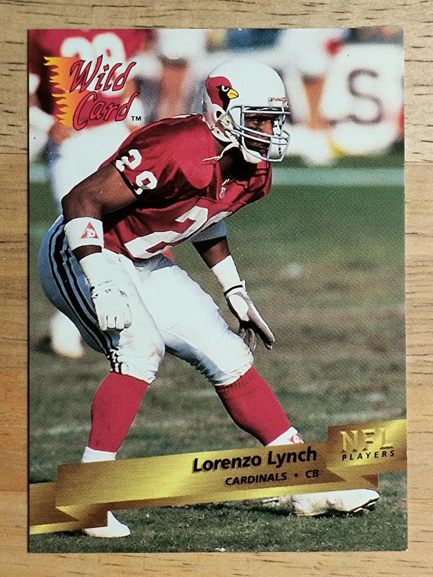 1993 Wild Card #56 Lorenzo Lynch