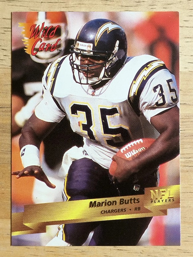 1993 Wild Card #58 Marion Butts