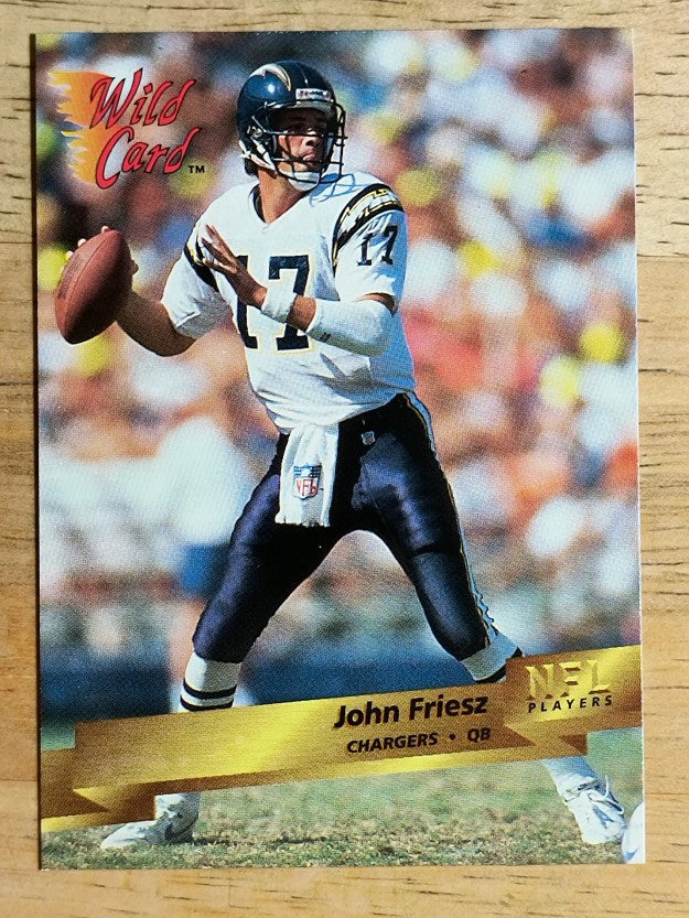 1993 Wild Card #65 John Friesz