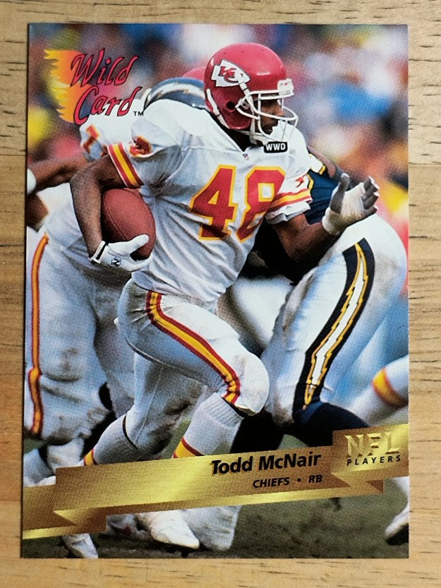 1993 Wild Card #72 Todd McNair
