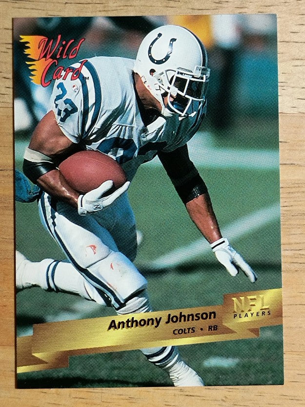 1993 Wild Card #76 Anthony Johnson