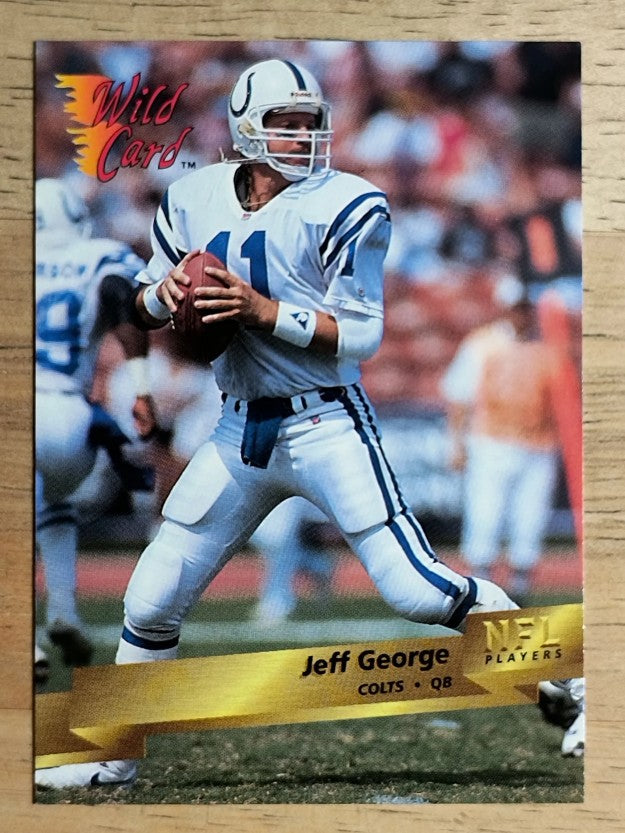 1993 Wild Card #80 Jeff George