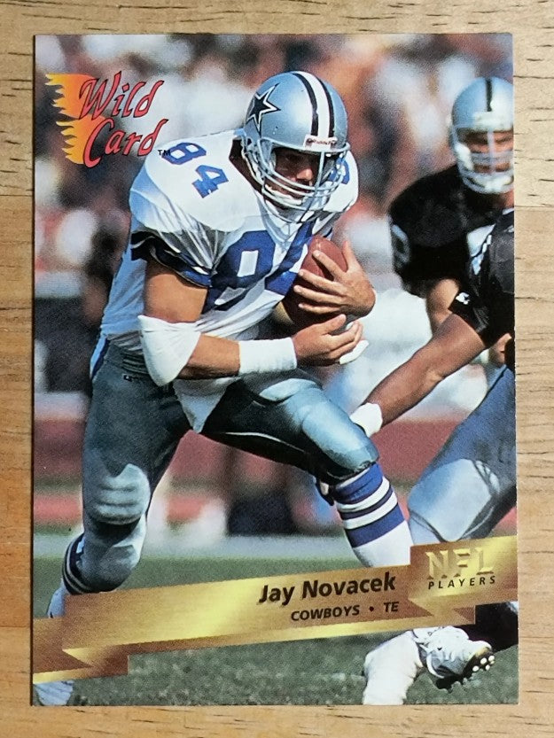 1993 Wild Card #82 Jay Novacek