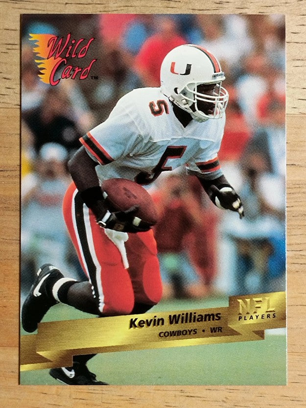 1993 Wild Card #85 Kevin Williams RC WR