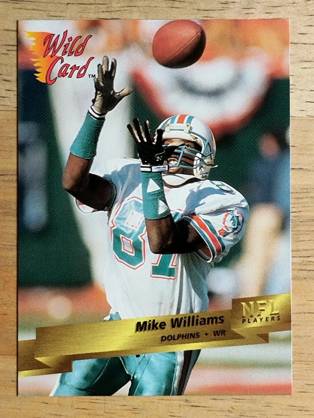 1993 Wild Card #89 Mike Williams WR RC