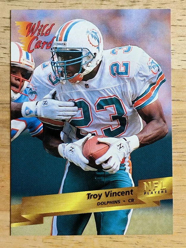 1993 Wild Card #92 Troy Vincent