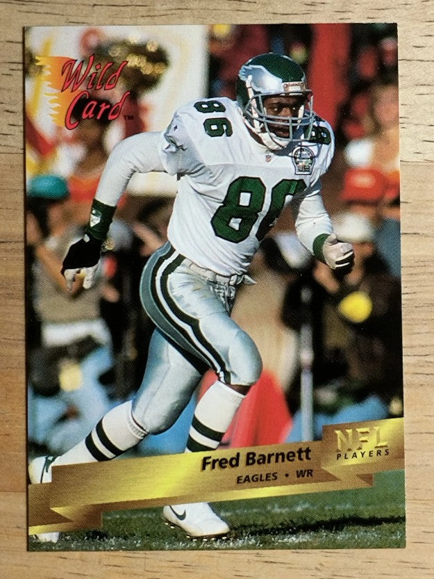 1993 Wild Card #96 Fred Barnett