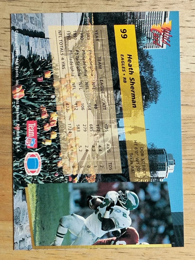 1993 Wild Card #99 Heath Sherman