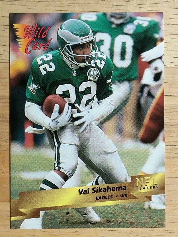 1993 Wild Card #100 Vai Sikahema