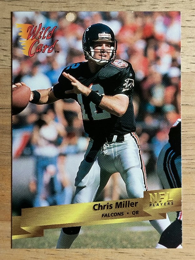 1993 Wild Card #103 Chris Miller