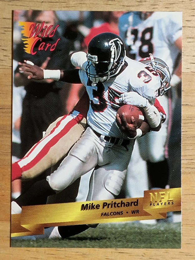 1993 Wild Card #105 Mike Pritchard