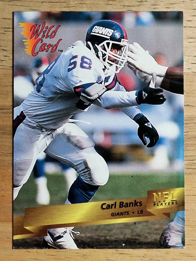 1993 Wild Card #108 Carl Banks