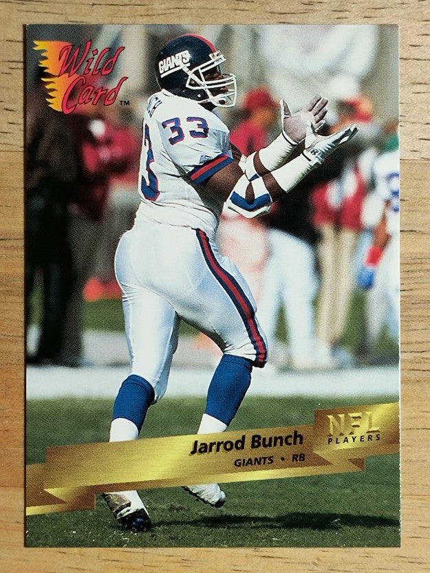 1993 Wild Card #109 Jarrod Bunch