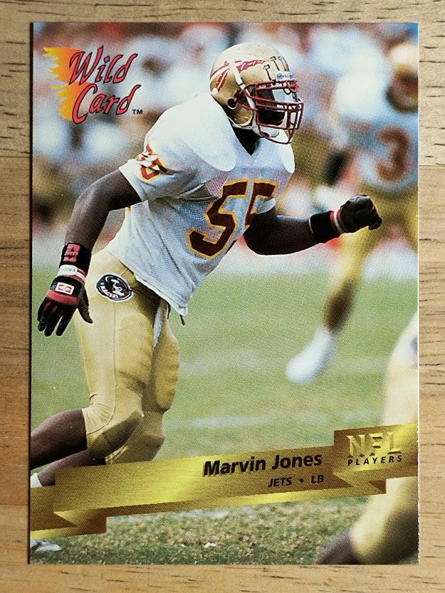 1993 Wild Card #118 Marvin Jones RC
