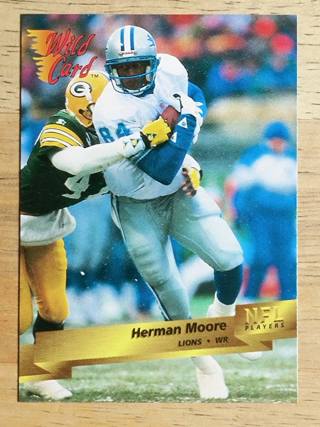 1993 Wild Card #119 Herman Moore