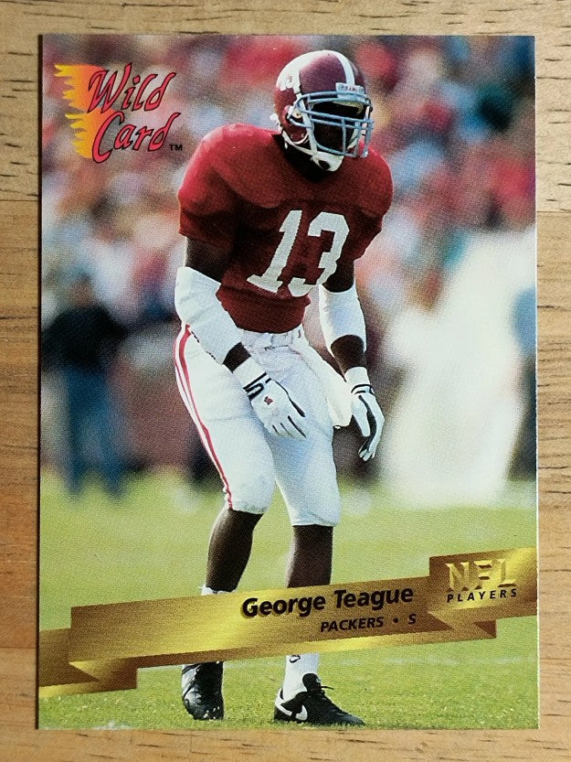 1993 Wild Card #139 George Teague RC