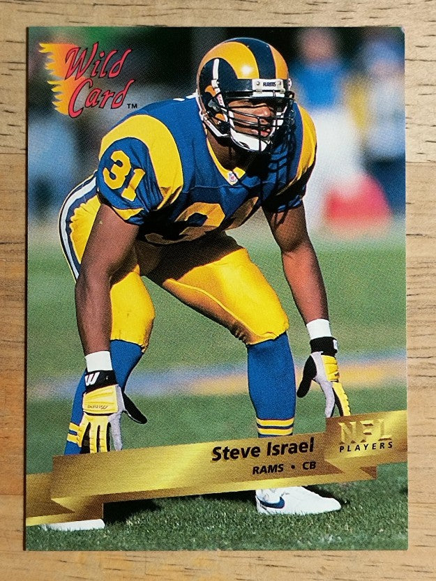 1993 Wild Card #158 Steve Israel