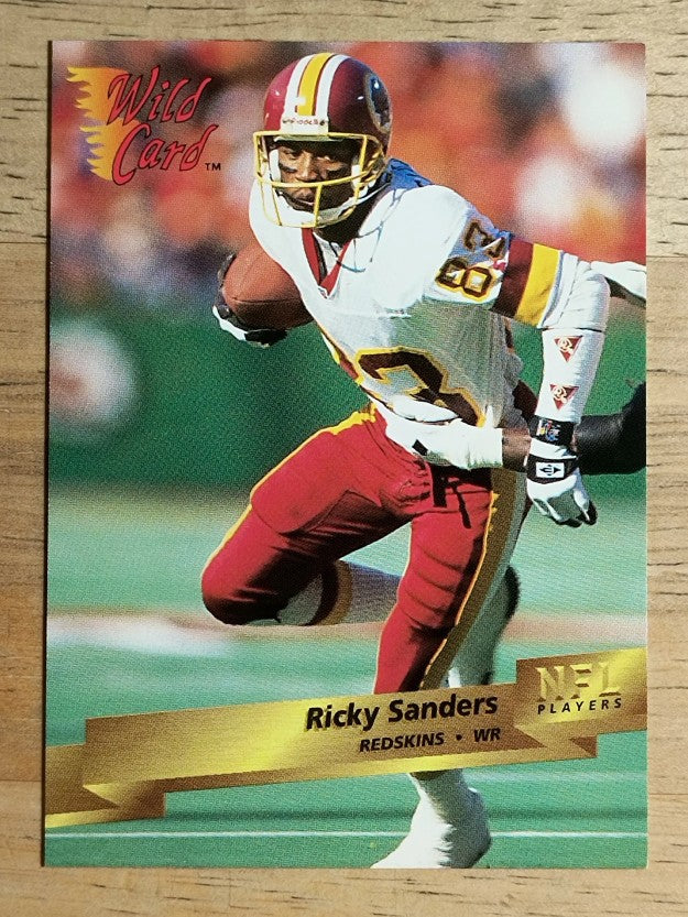 1993 Wild Card #162 Ricky Sanders
