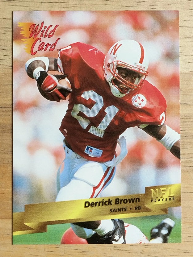 1993 Wild Card #172 Derek Brown RBK RC