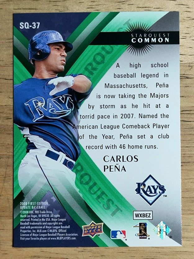 2008 Upper Deck First Edition StarQuest #SQ37 Carlos Pena