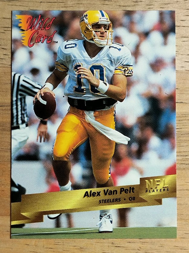 1993 Wild Card #190 Alex Van Pelt RC