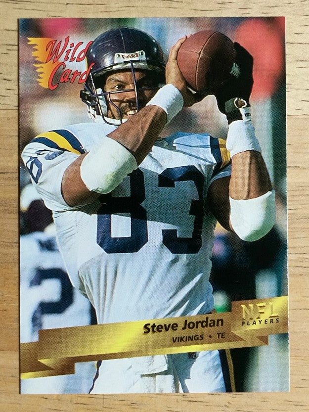 1993 Wild Card #191 Steve Jordan