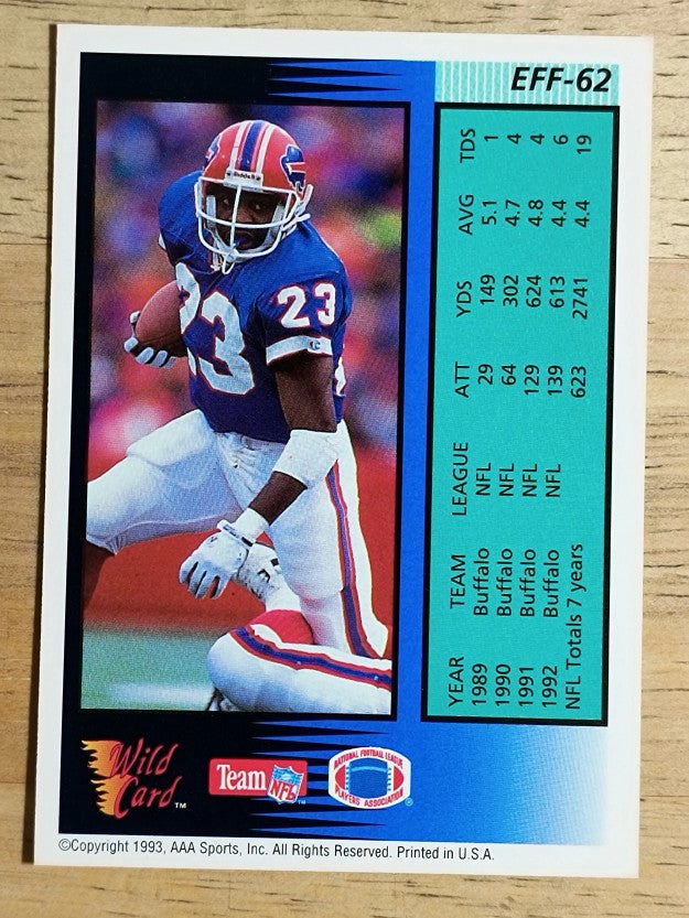 1993 Wild Card Field Force #62 Kenneth Davis