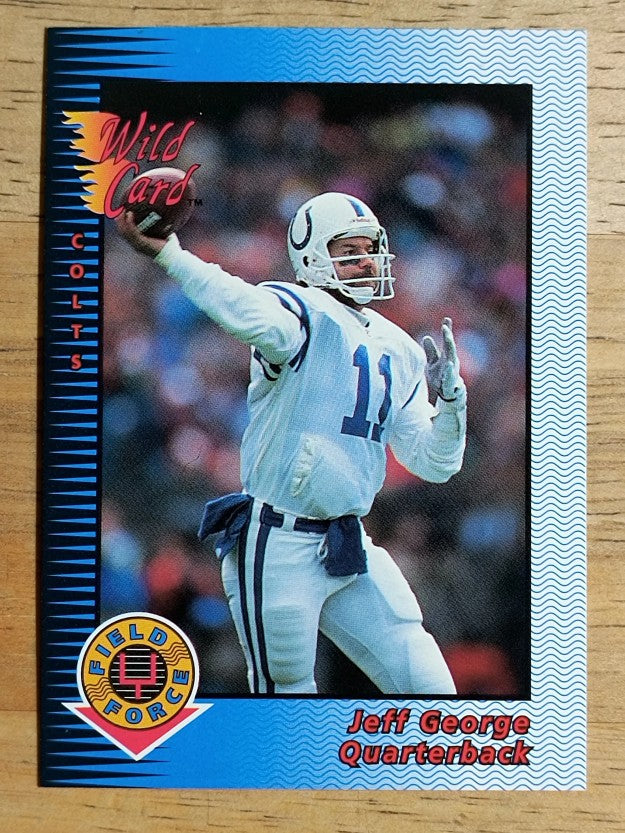 1993 Wild Card Field Force #68 Jeff George