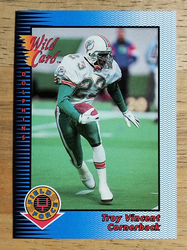 1993 Wild Card Field Force #75 Troy Vincent