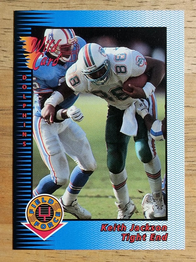1993 Wild Card Field Force #76 Keith Jackson