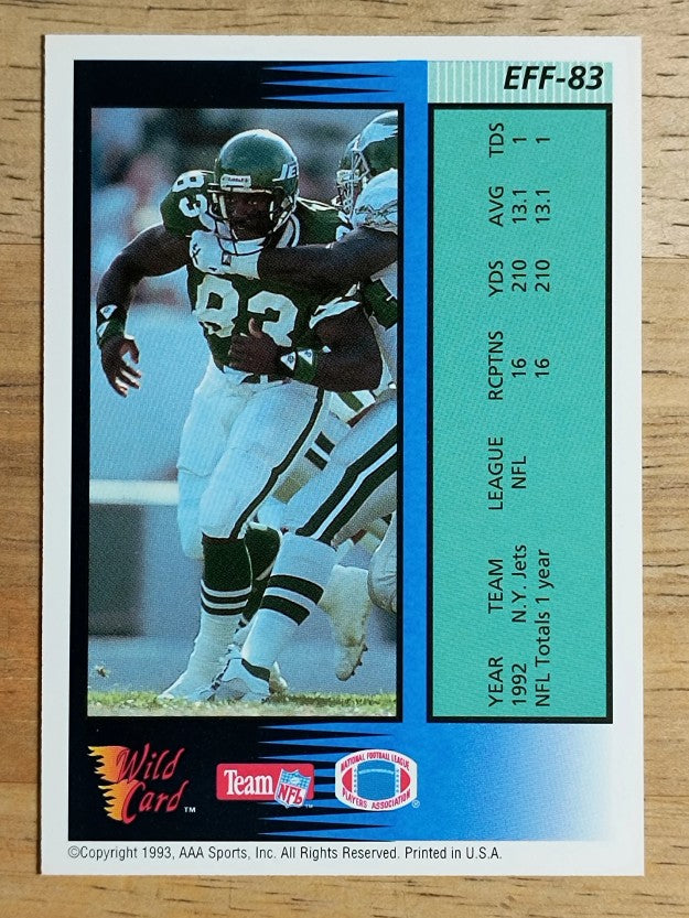 1993 Wild Card Field Force #83 Johnny Mitchell