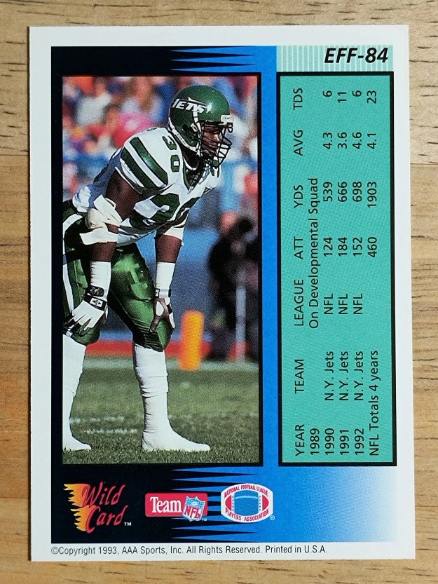 1993 Wild Card Field Force #84 Brad Baxter