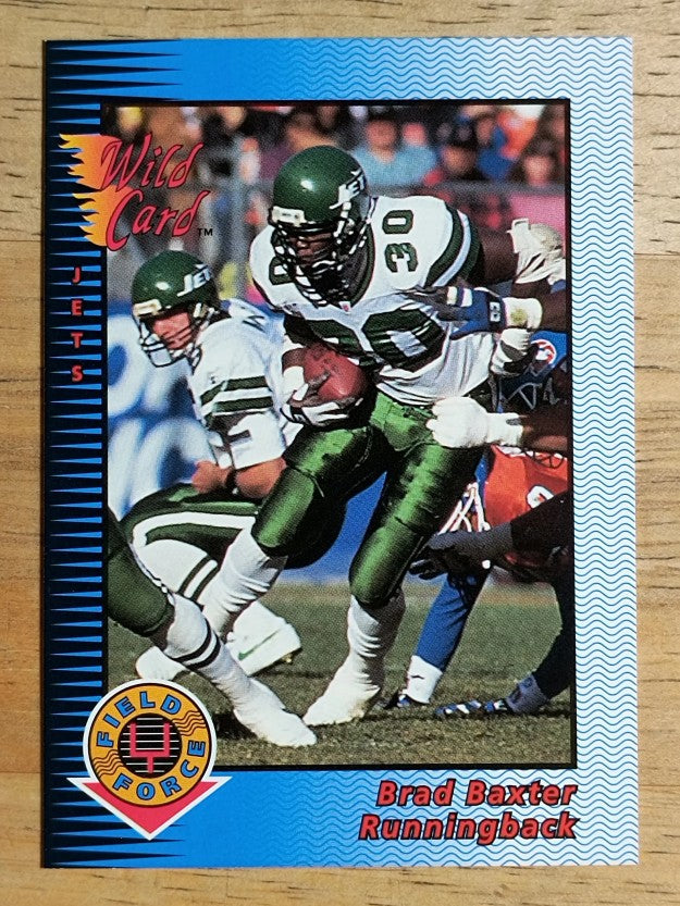 1993 Wild Card Field Force #84 Brad Baxter