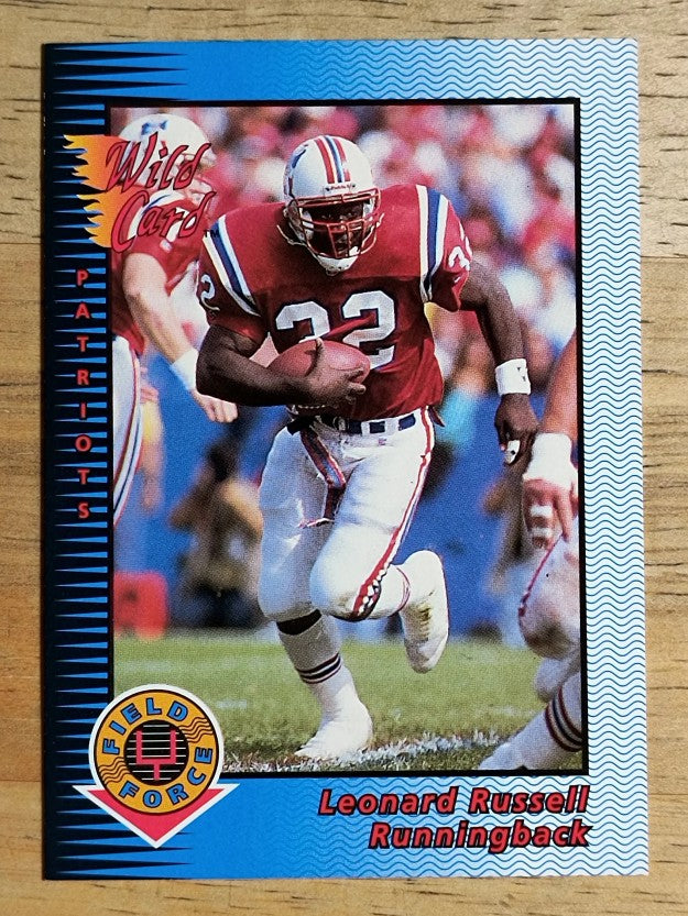 1993 Wild Card Field Force #85 Leonard Russell