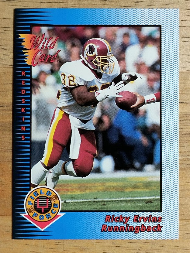 1993 Wild Card Field Force #88 Ricky Ervins