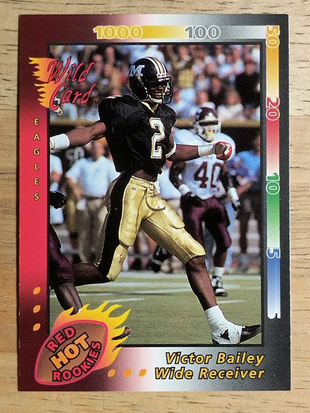 1993 Wild Card Red Hot Rookies #46 Victor Bailey