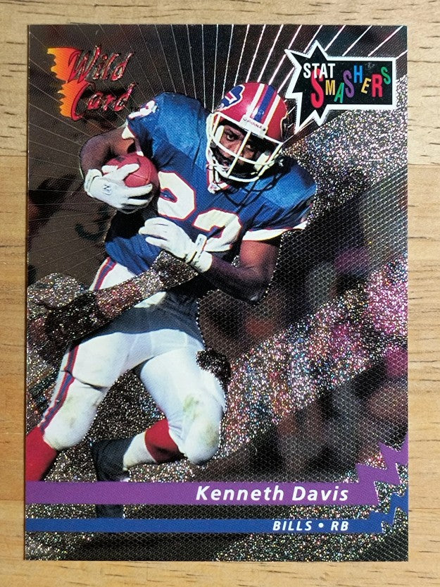 1993 Wild Card Stat Smashers #73 Kenneth Davis