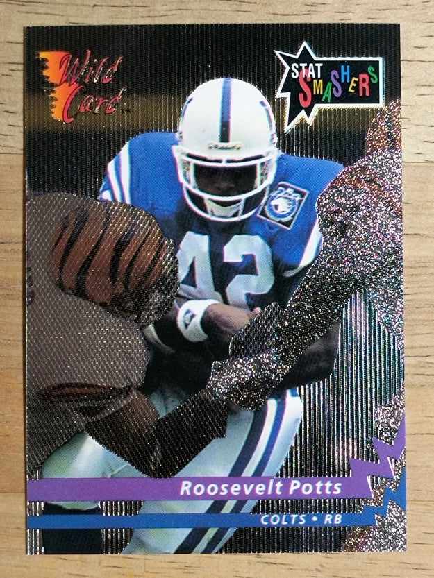 1993 Wild Card Stat Smashers Rookies #16 Roosevelt Potts