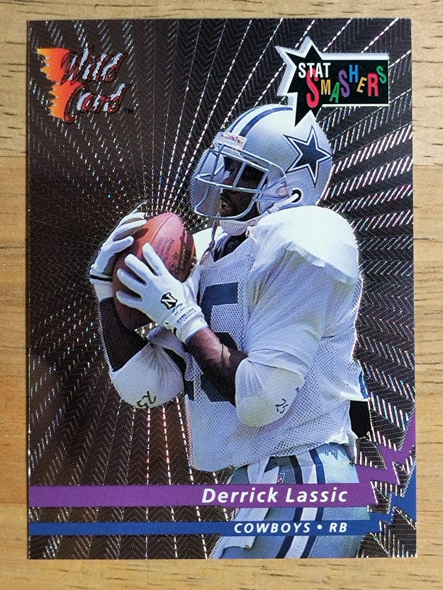 1993 Wild Card Stat Smashers Rookies #18 Derrick Lassic