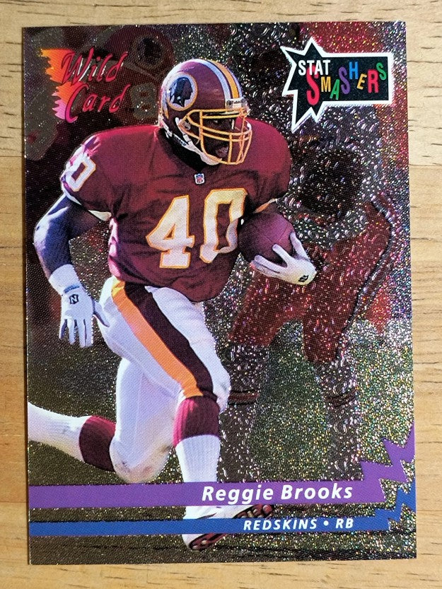 1993 Wild Card Stat Smashers Rookies #40 Reggie Brooks