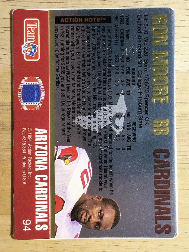1994 Action Packed #94 Ronald Moore