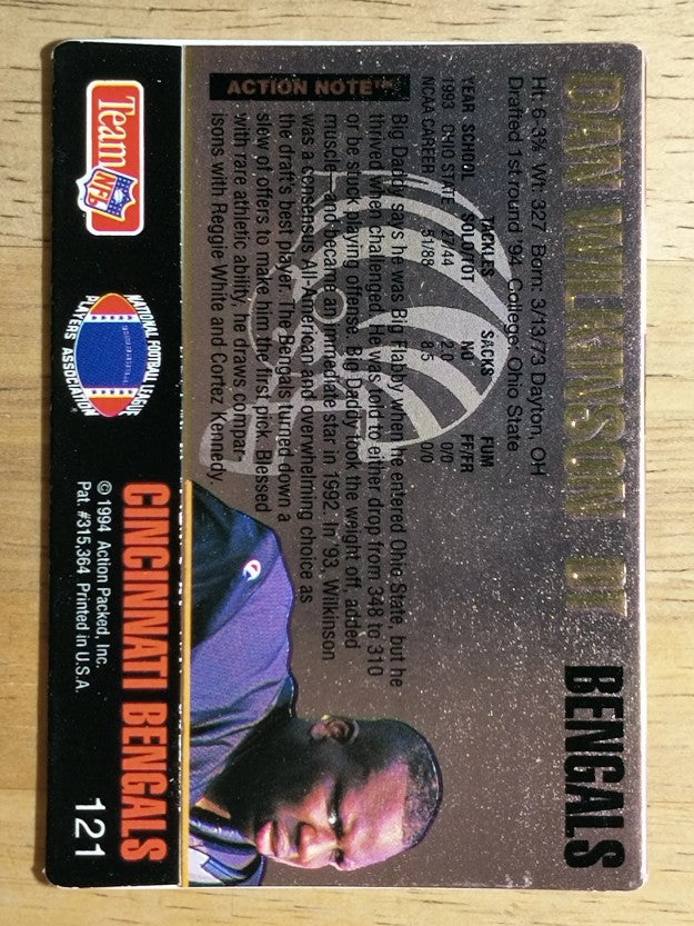 1994 Action Packed #121 Dan Wilkinson RC