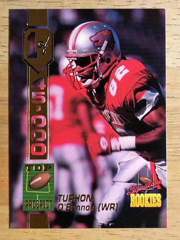 1994 Signature Rookies #41 Turhon O'Bannon