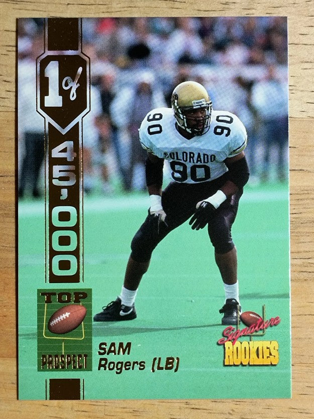 1994 Signature Rookies #49 Sam Rogers