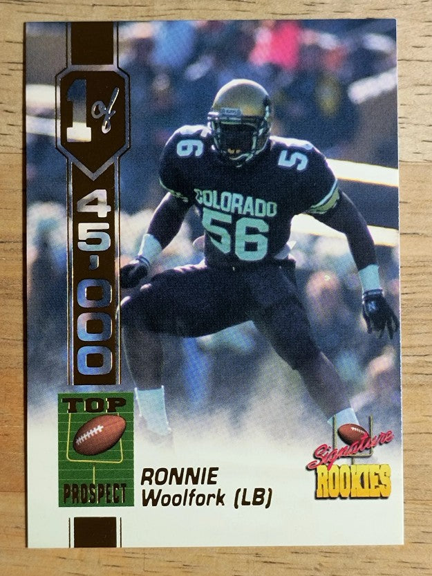 1994 Signature Rookies #56 Ronnie Woolfork