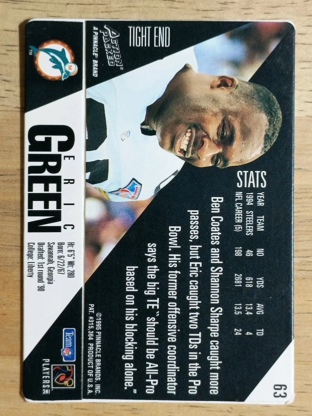 1995 Action Packed #63 Eric Green